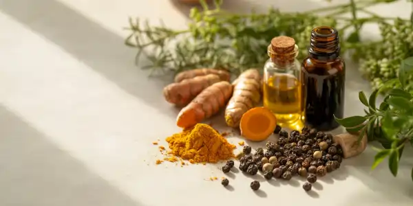 Cúrcuma e Piperina